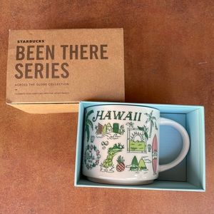 Starbucks Been There Series Hawaii Green Ceramic Coffee Mug Collectible